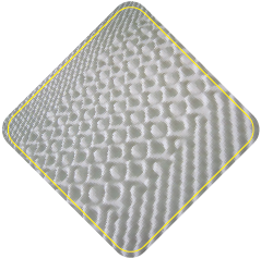 SERTA Tech 3 Zone Convoluted Foam