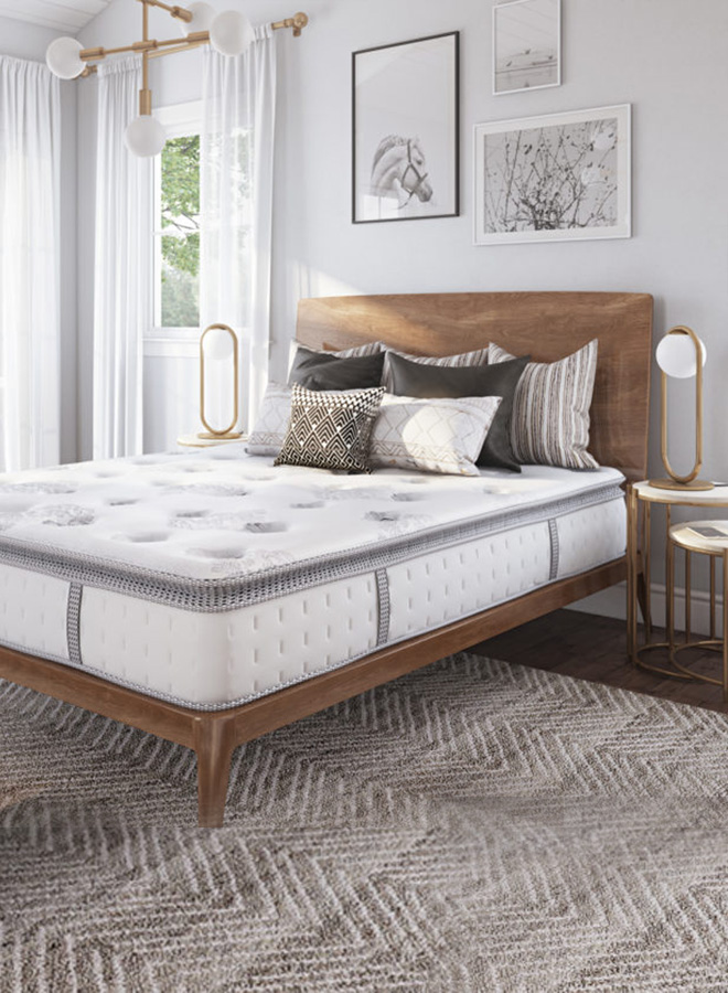 Serta Premier Cool Gel Memory Foam & Hybrid Pocket Spring Mattress in a Box